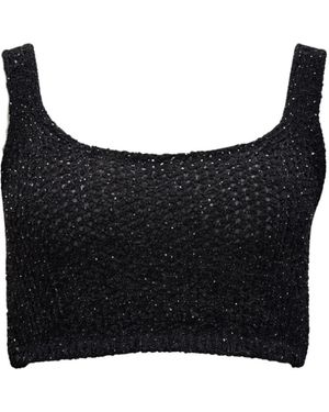 SIMONA CORSELLINI Round-Neck Knitwear - Black