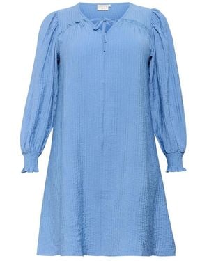 Kaffe Short Dresses - Blue