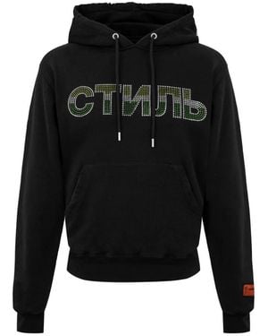 Heron Preston Hoodies - Black