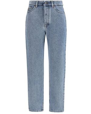 Chloé High-Rise Tapered Jeans - Blau