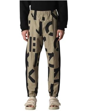 KENZO Straight Trousers - Nero
