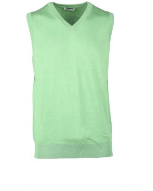 Ballantyne Sleeveless Jumpers - Green