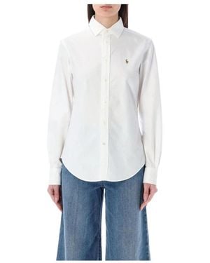 Polo Ralph Lauren Klassisches Oxford-Hemd - Weiß