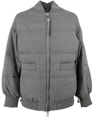 DUNO Bomber Jackets - Grau