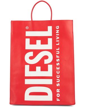 DIESEL Tote Bags - Red