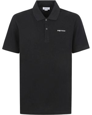 McQueen Polo Shirts - Black