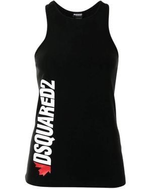 DSquared² Sleeveless Tops - Noir