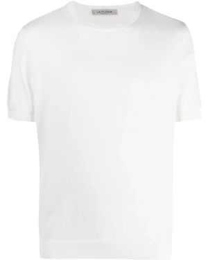 La Fileria Round-Neck Knitwear - White
