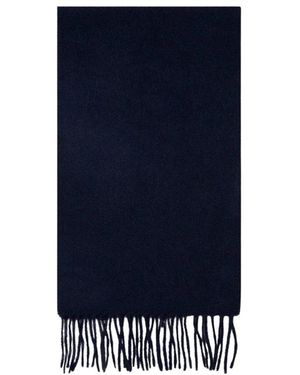 Sunspel Cashmere Web Schal - Blau