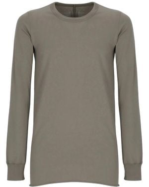 Rick Owens Long Sleeve T-Shirts - Grey