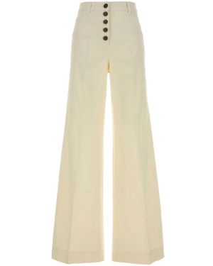 Etro Wide Pants - Natural