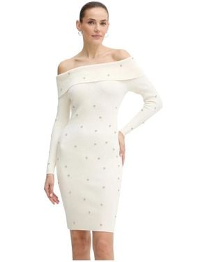 Guess Knitted Dresses - Blanco