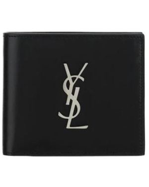 Saint Laurent Accessoires ,Zwart ,Leer Cassandre Wallet