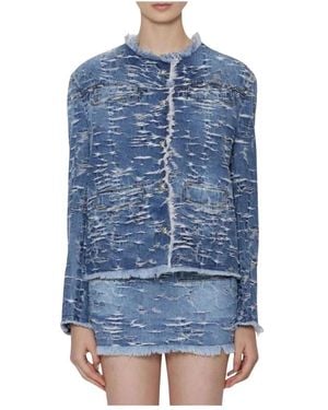 John Richmond Rwp24211Gb Denim Jacket - Blau