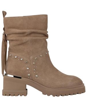 Alma En Pena. Heeled Boots - Brown