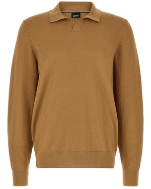 HUGO Polo Shirts - Marrón