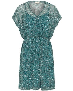 Kaffe Short Dresses - Green