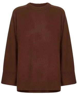 Loulou de Saison Round-Neck Knitwear - Marrón