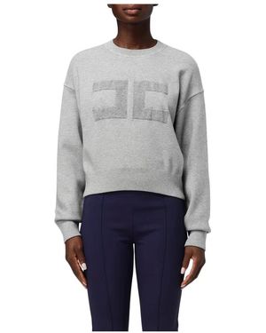 Elisabetta Franchi Sweatshirts - Grey