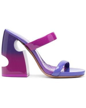 Off-White c/o Virgil Abloh Heeled Mules - Paars