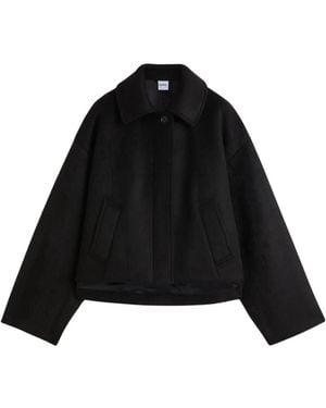 Aspesi Faux Fur & Shearling Jackets - Black
