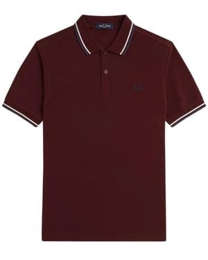 Fred Perry Polo Shirts - Red