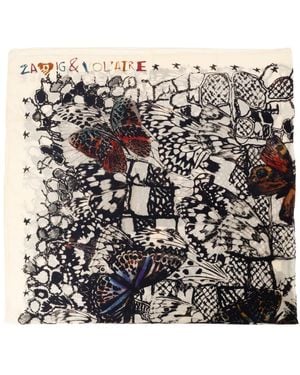 Zadig & Voltaire Silky Scarves - Noir