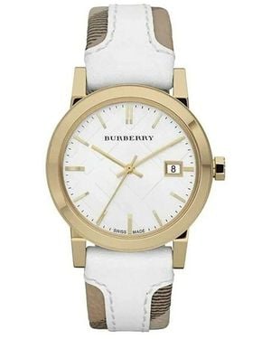 Burberry Accessoires ,Geel ,Leer The City Watch - Metallic