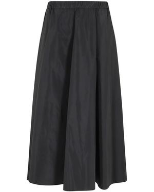 Aspesi Rokken ,Zwart ,Polyester Midi Rok Mia - Grijs