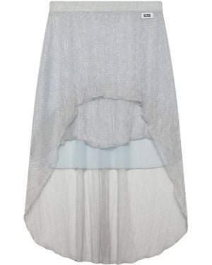 Gcds Rouches Asymmetrical Skirt - Grijs