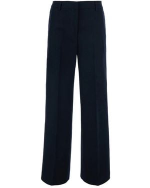 PT Torino Broek Met Zachte Wol En Katoen Blauwe Bullzomen Voor