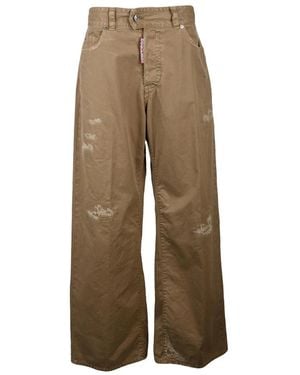 DSquared² Wide Pants - Natural