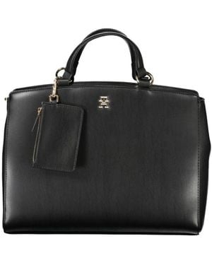 Tommy Hilfiger Polyethylen Handtasche - Schwarz