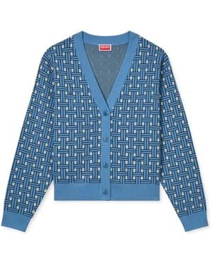 KENZO Cardigans - Blue