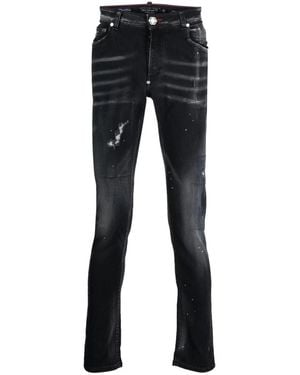 Philipp Plein Skinny Fit Jeans - Blue