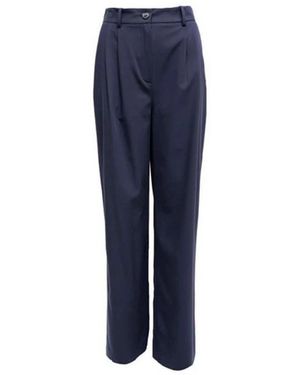 Naf Naf Wide Trousers - Blauw
