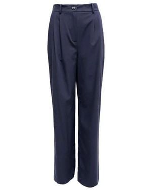 Naf Naf Wide Trousers - Bleu