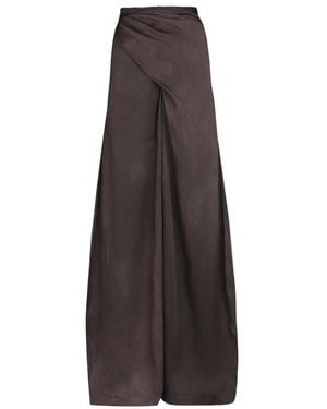 Cortana Wide Trousers - Marrón