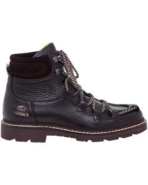 Doucal's Lace-Up Boots - Nero