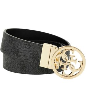 Guess Nolana 4G Logo Gürtel - Schwarz