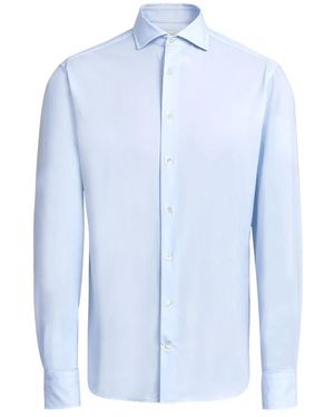 Traiano Milano Casual Shirts - Bleu