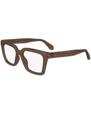 Ferragamo Glasses - Brown