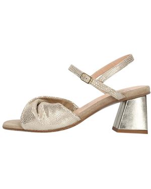 Floris Van Bommel Schoenen ,Grijs ,Leer Cassi Sandalen