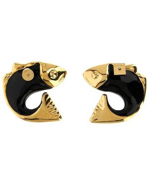 Jacquemus Les Boucles Poisson Ohrringe - Mettallic