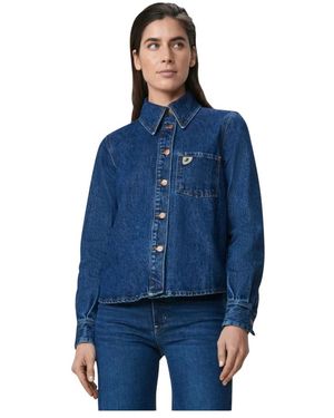 Lois Blauwe Blouses Isa Model