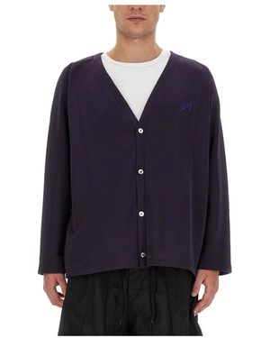 Needles V-Ausschnitt Cardigan - Blau