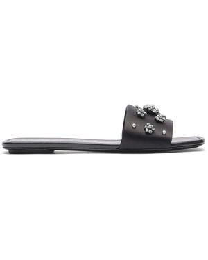 Stuart Weitzman Sliders - Black