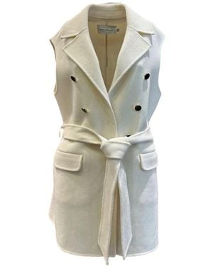 SIMONA CORSELLINI Vests - Blanc