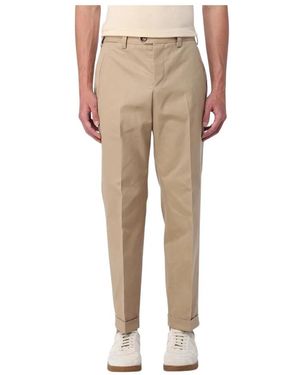 PT Torino Straight Trousers - Natural