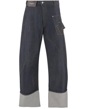 JW Anderson Wide Jeans - Azul